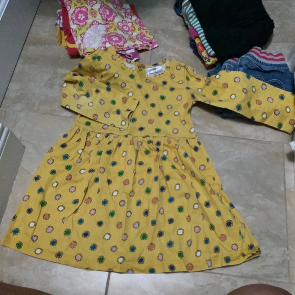 Yellow Hanna andersson dress 100 4 4t